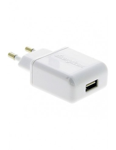 Chargeur ENERGIZER Classique Lightning / 1USB /Blanc