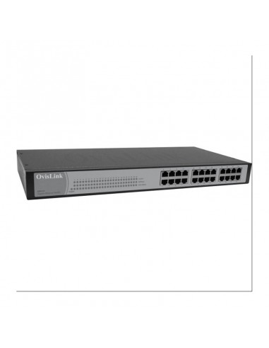 OVISLINK SWITCH 24P OVISLINK 10/100 RACKABLE 19P