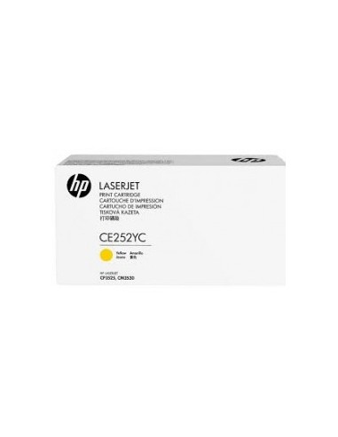 HP Contractual Yellow Optimized Original LaserJet Toner Cartridge (CE252YC)