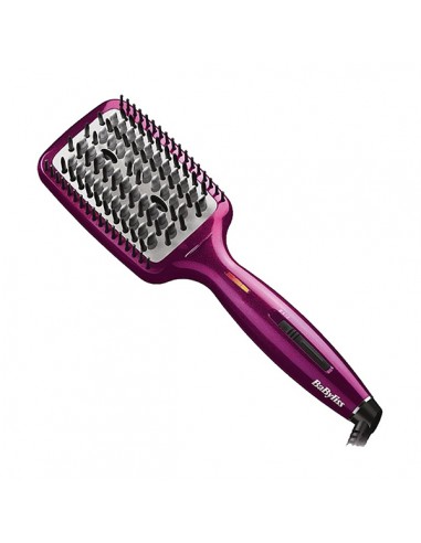 Brosse chauffante et lissante Rose