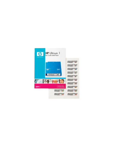 HP ULTRIUM-1 PACK 100 BAR CODE LABELS + 10 BAR C