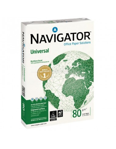 RAMETTE - NAVIGATOR UNIVERSAL- A4 - 80g - 500F - Lot de 5 ramettes