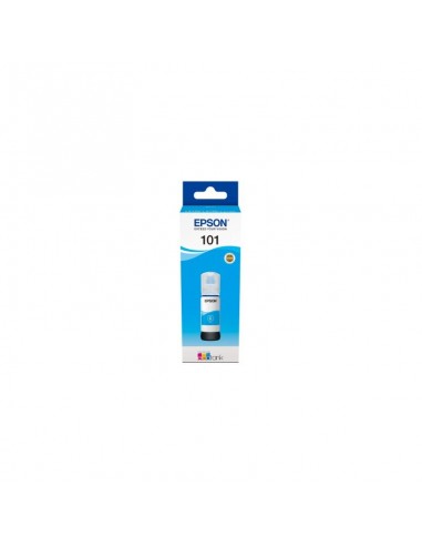 Bouteille d'encre Epson EcoTank 101 - Cyan (C13T03V24A)
