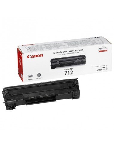 Cartouche de toner Canon 712 Noir - 1500 Pages