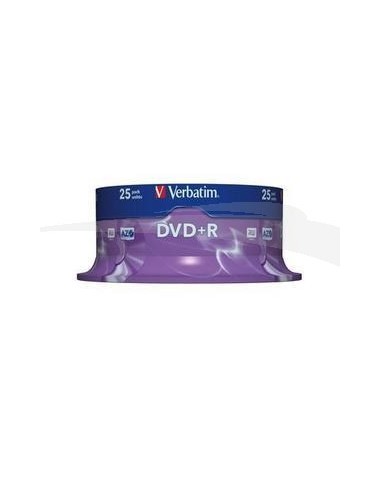 DVD+R - VERBATIM - 16 X 4.7GB - BOÎTE DE 25 DVD-R