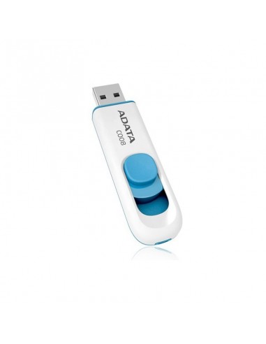 ADATA_AC008-16G-RWE AC008 CLE USB Adata Capless Sliding USB 2.0 16 gb WHITE