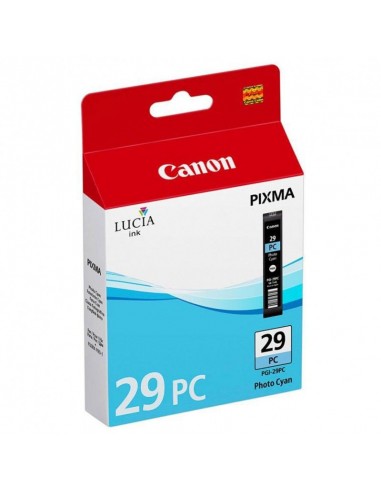 Cartouche d'encre d'origine Canon PGI-29PC Photo Cyan