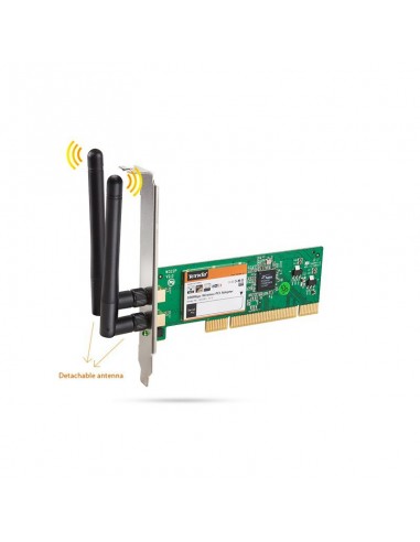 Carte Wi-Fi Tenda Wireless N300 PCI Adapter (W322P+)