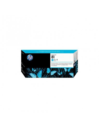 HP 81 Cyan Dye tete d'impression et Cleaner (C4951A)