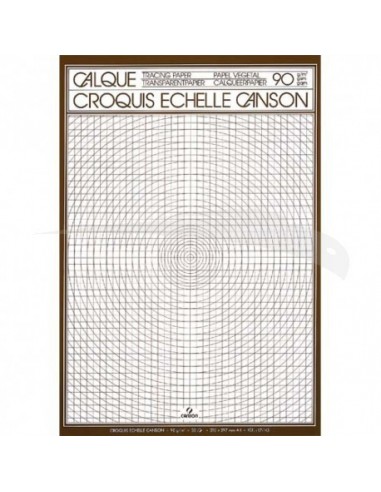 PAPIER CALQUE - CROQUIS ÉCHELLE CANSON - A4 50 feuilles