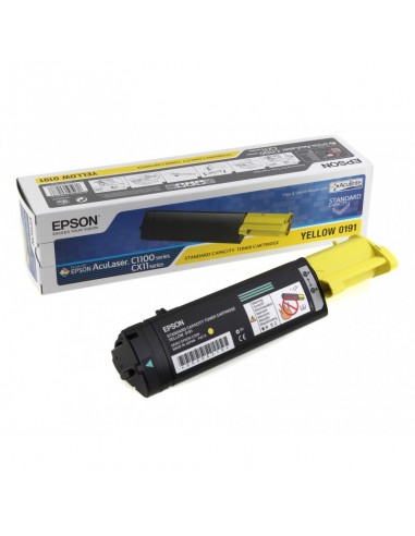 Toner Epson Jaune AL C1100-CX11 Capacite standard (C13S050191)