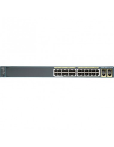 Switch administrable Cisco Catalyst 2960-24PC-L - 24 Ports 10/100 PoE + 2 ports Gigabit 10/100/1000 + LAN Base Image