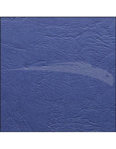 100 Couvertures pour reliure A4 en carte grainée cuir 240g (Bleu)