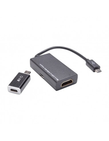 Câbles audio - video SANDBERG CONVERT MHL VERS HDMI