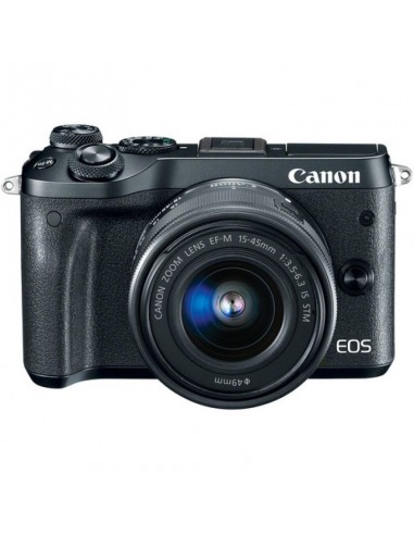 Appareil photo Canon EOS M6 - Compact Hybride + 15-45 mm (1724C012AA)