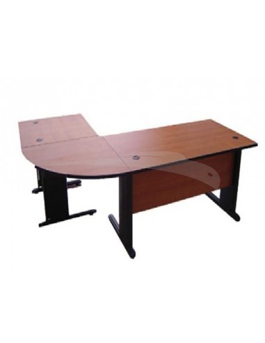 BUREAU EN BOIS PIÉTEMENT MÉTALLIQUE TA-W4(1680)