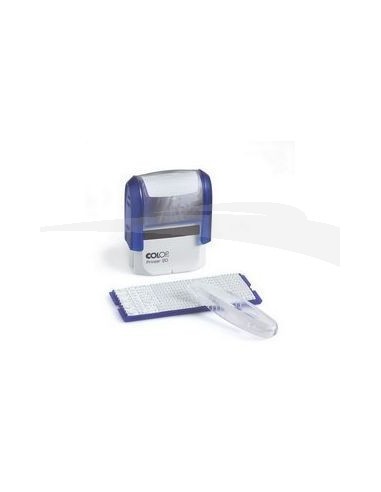 Kit cachet à faire soi même COLOP Printer 20/1 format empreinte 14 mm x 38 mm 4 lignes