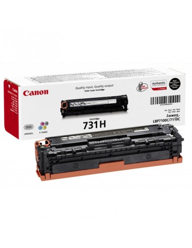 Cartouche de toner Canon 731H Noir - 2400 pages