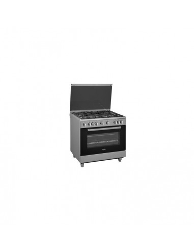 CUISINIERE WHIRLPOOL FOUR GEANT INOX
