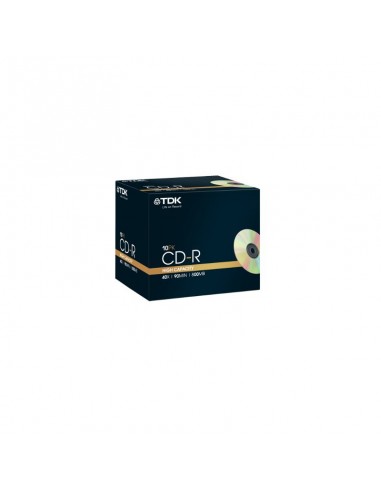 TDK T18780 CD-R 90 Minute 800MB 40X 10PK HIGH CAPACITY FJC