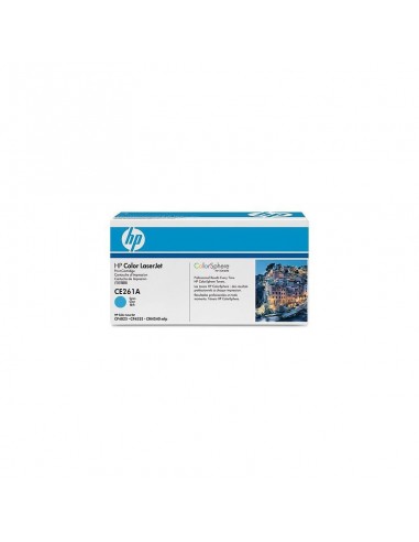 Cartouche de toner cyan HP LaserJet 648A (CE261A)