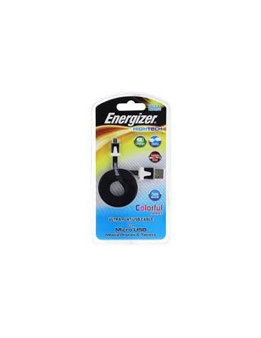 Energizer Hightech Ultra flat Micro-USB cable charge + data - black